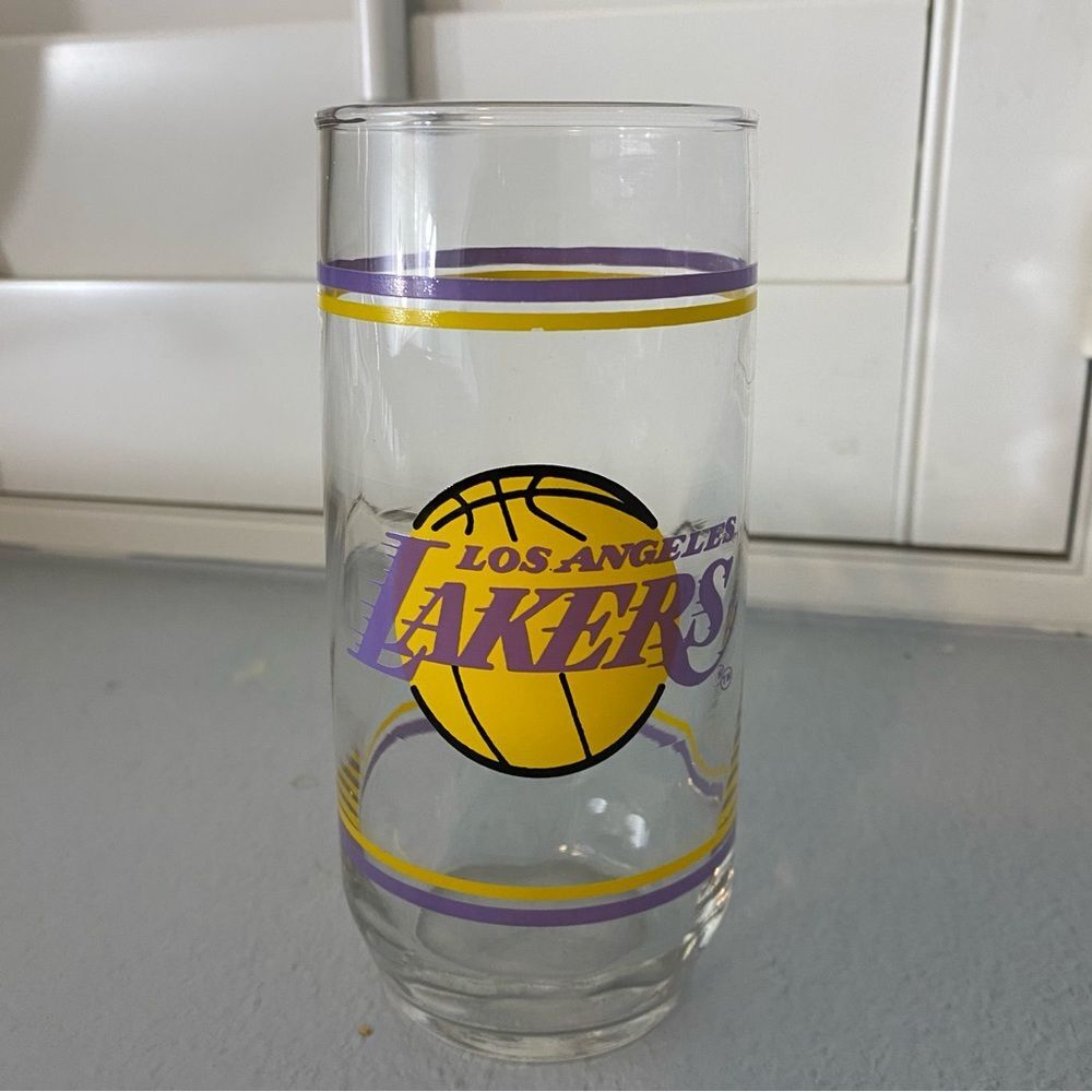 Los Angeles Lakers 1980's 14 oz Drinking Glass